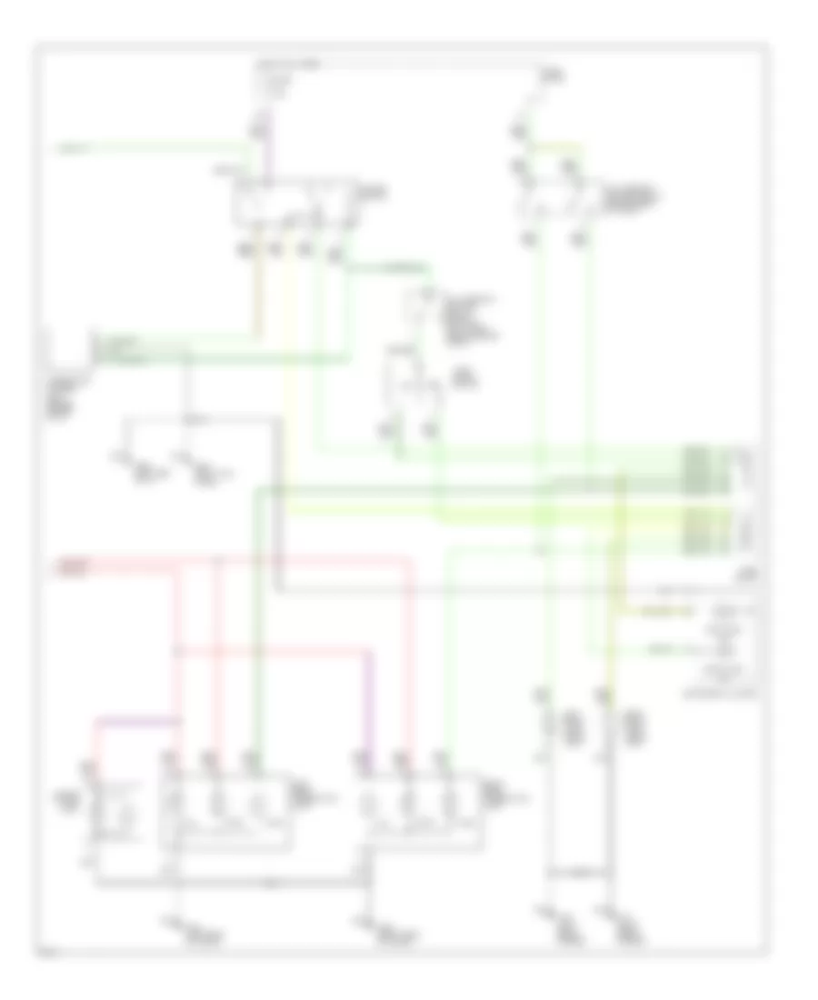 Exterior Lamps Wiring Diagram 2 of 2 for Infiniti I30 t 1997