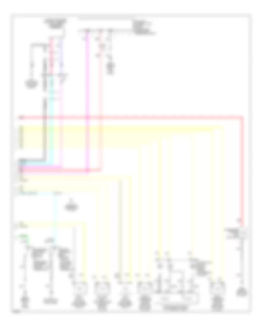 Supplemental Restraints Wiring Diagram Convertible 2 of 2 for Infiniti G37 IPL 2013