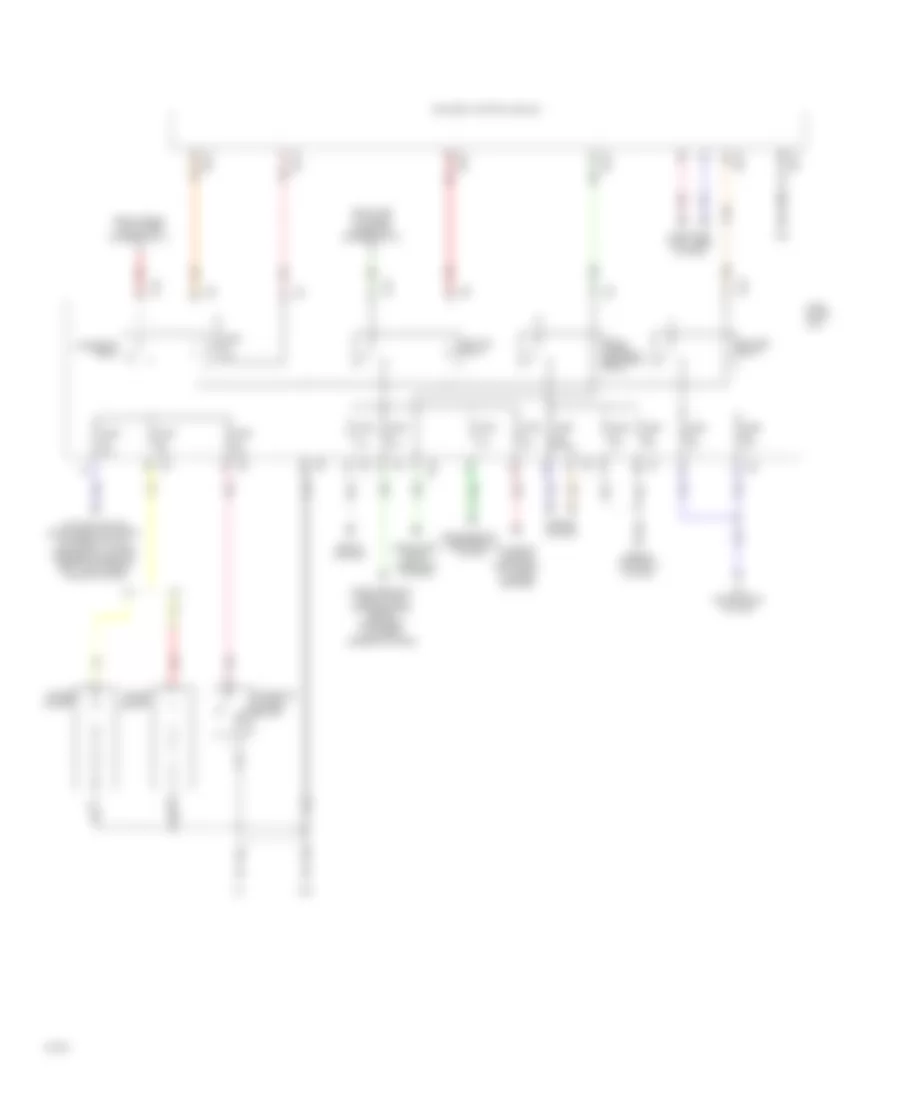 Power Distribution Wiring Diagram (2 of 3) for Infiniti G37 2008