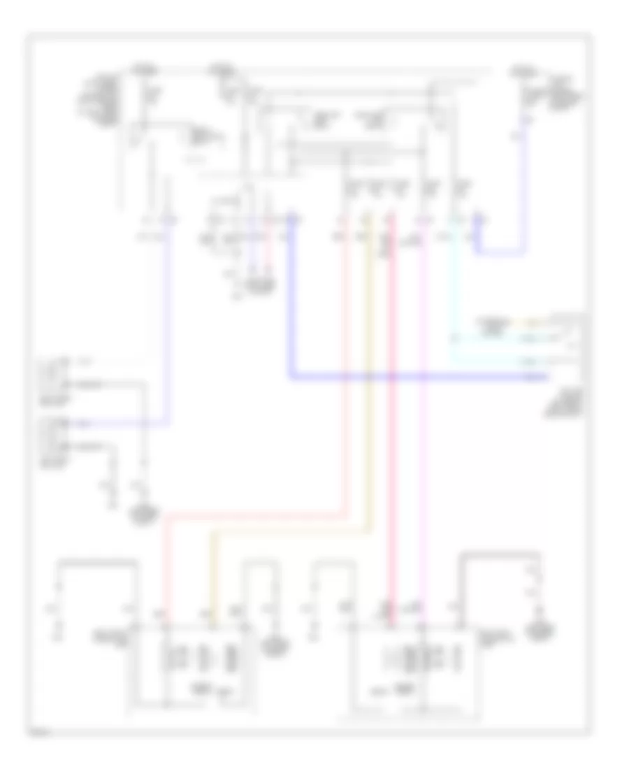 Headlights Wiring Diagram (2 of 2) for Infiniti G37 Journey 2013