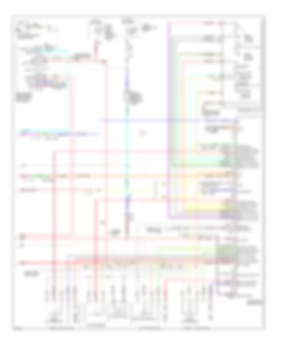 Memory Systems Wiring Diagram, Sedan (3 of 3) for Infiniti G37 Journey 2013