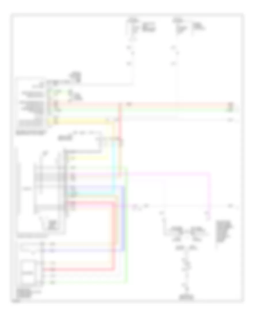 Power Windows Wiring Diagram Convertible 1 of 2 for Infiniti G37 Journey 2013
