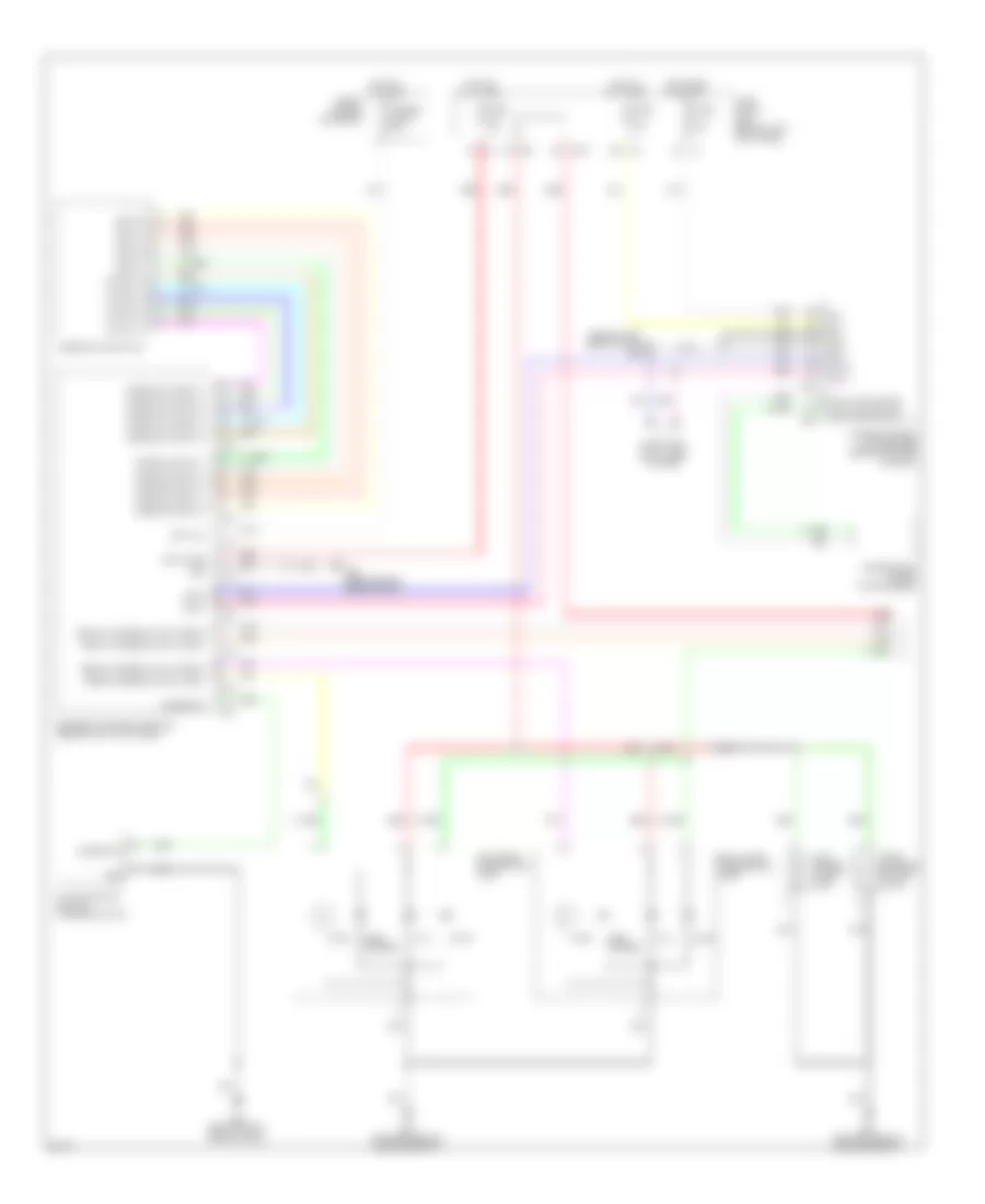 Exterior Lamps Wiring Diagram (1 of 2) for Infiniti G37 Journey 2008
