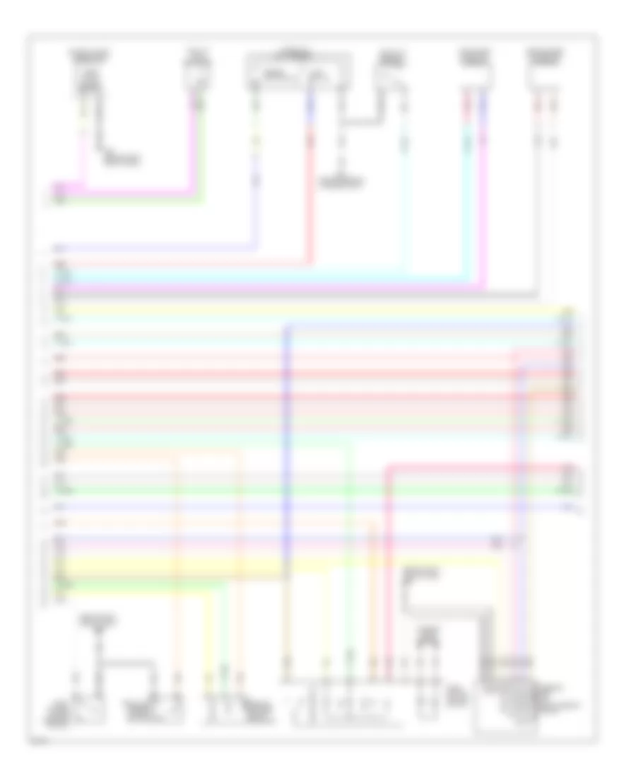 Power Door Locks Wiring Diagram (2 of 4) for Infiniti G37 Journey 2008