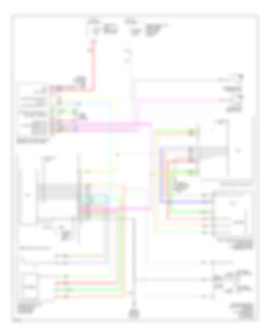 Power Windows Wiring Diagram for Infiniti G37 Journey 2008