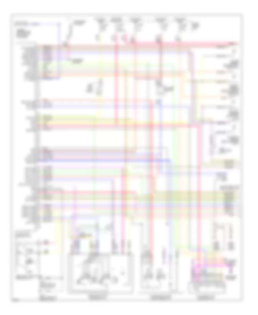 Air Conditioning Wiring Diagrams 1 of 2 for Infiniti Q45 1997
