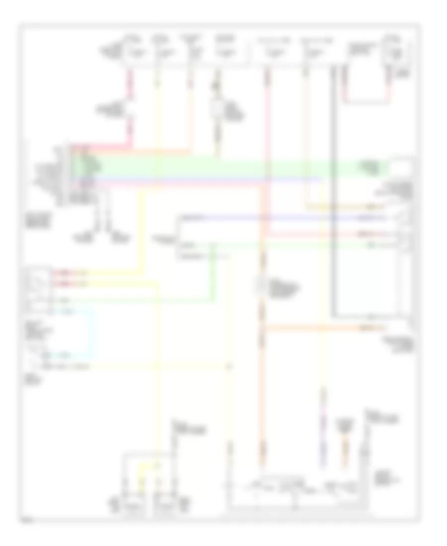 Fog Lamps Wiring Diagram for Infiniti Q45 1997