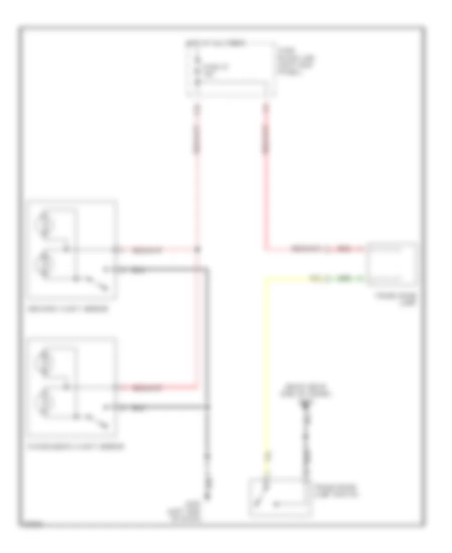 Courtesy Lamps Wiring Diagram 2 of 2 for Infiniti Q45 1997
