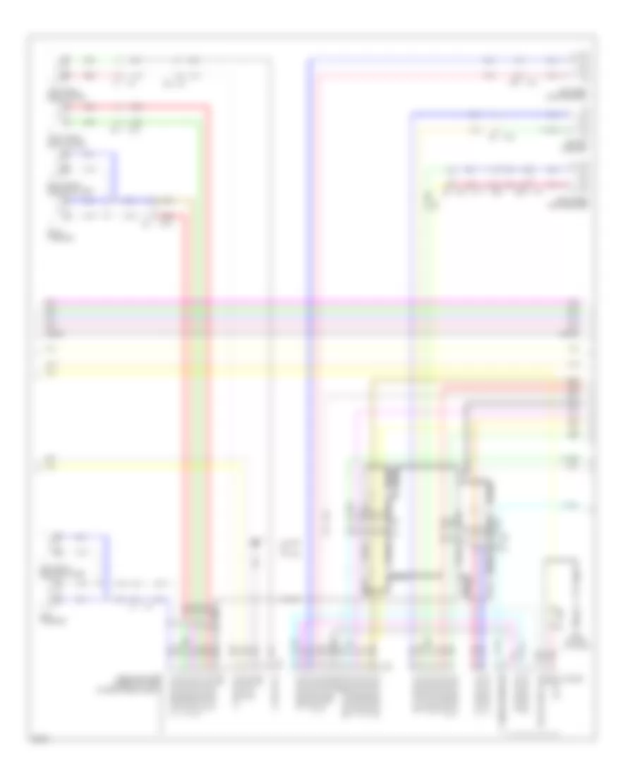Bose Radio Wiring Diagram, Sedan without Navigation (3 of 4) for Infiniti G37 x 2013