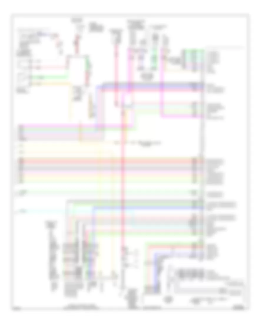 Bose Radio Wiring Diagram, Sedan without Navigation (4 of 4) for Infiniti G37 x 2013