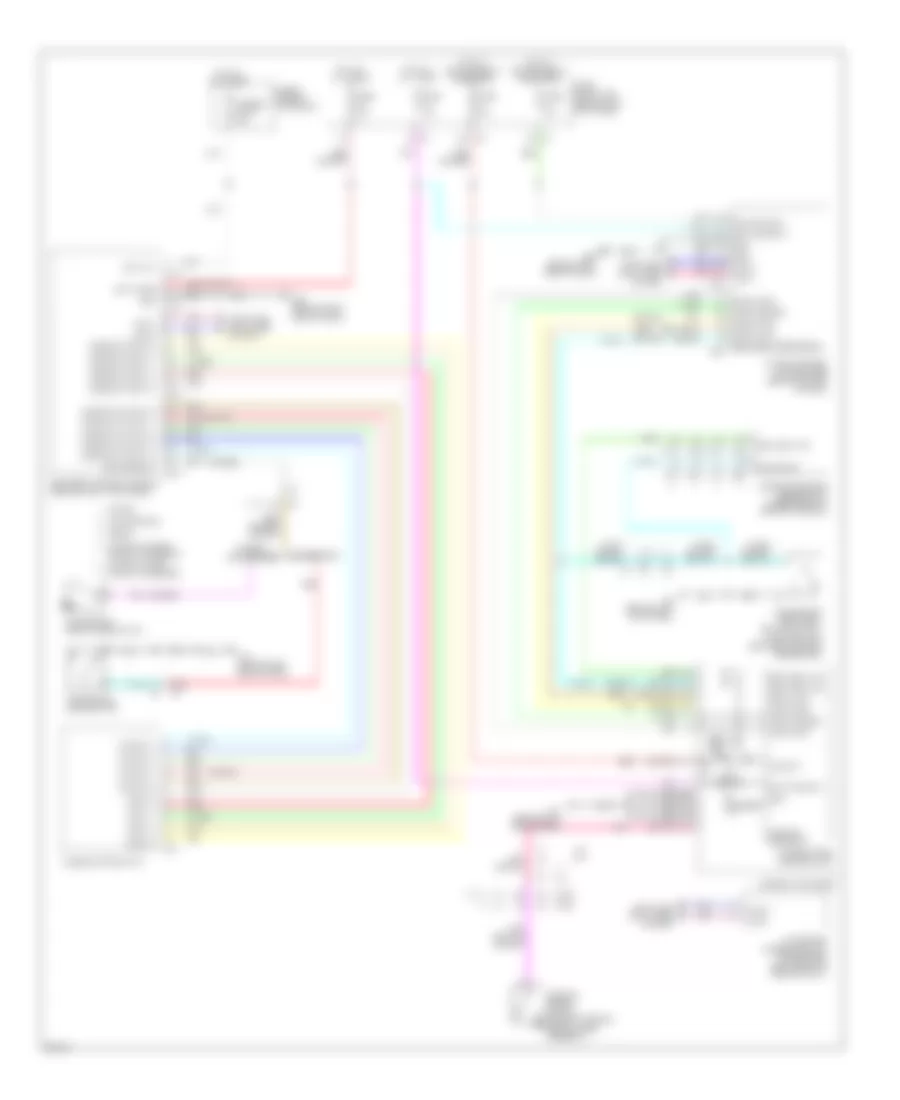 Chime Wiring Diagram for Infiniti G37 x 2013