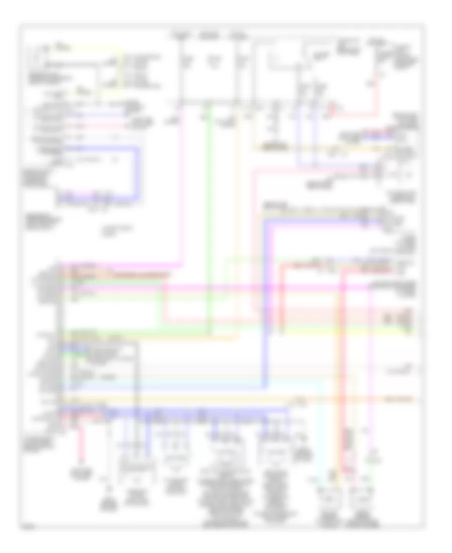 Automatic AC Wiring Diagram (1 of 2) for Infiniti G37 x 2013