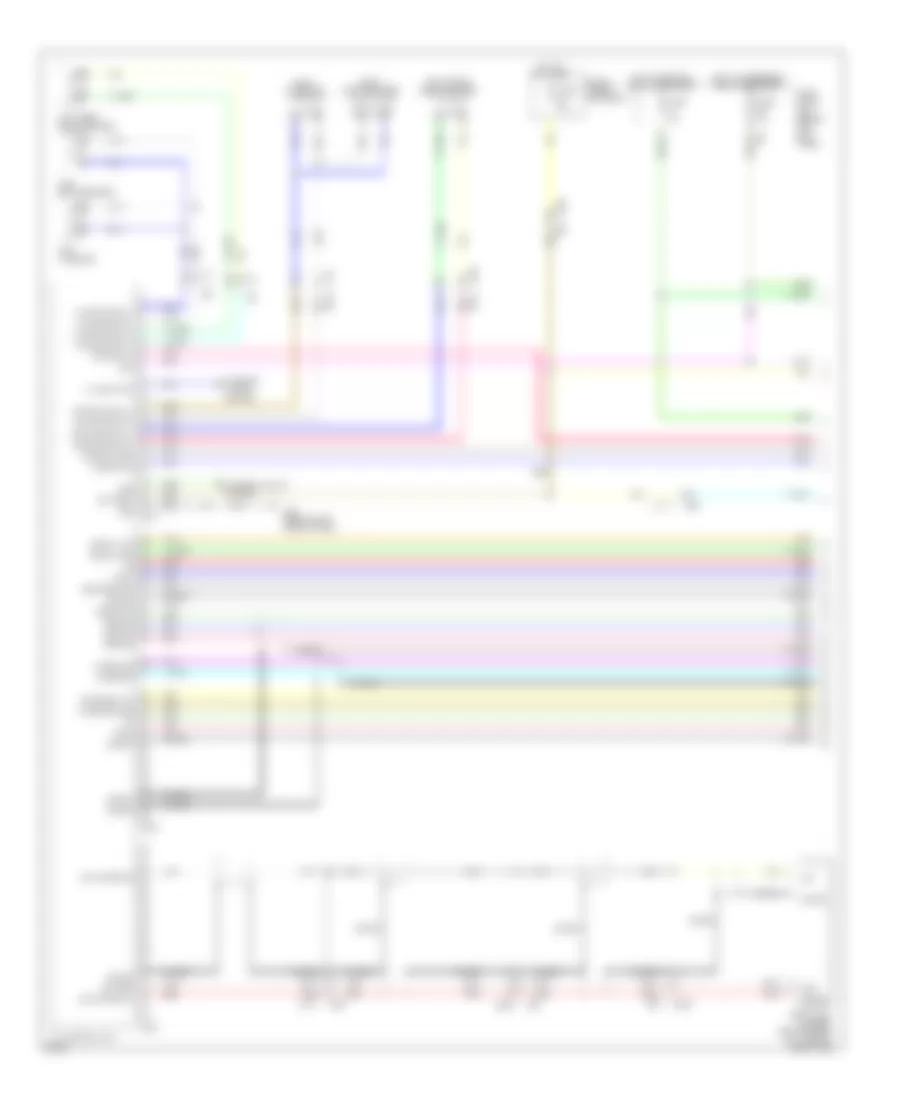 Base Radio Wiring Diagram Convertible 1 of 3 for Infiniti G37 x 2013
