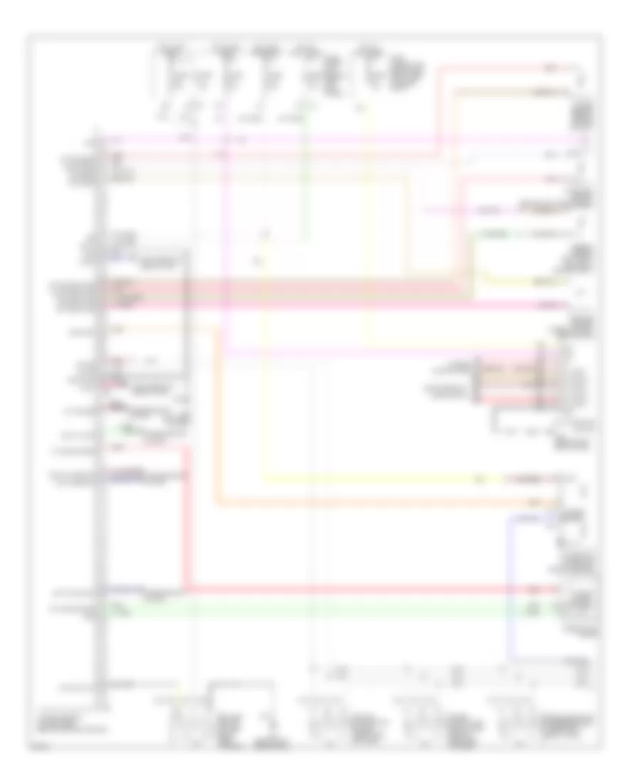 Automatic AC Wiring Diagram (1 of 2) for Infiniti M35 2008