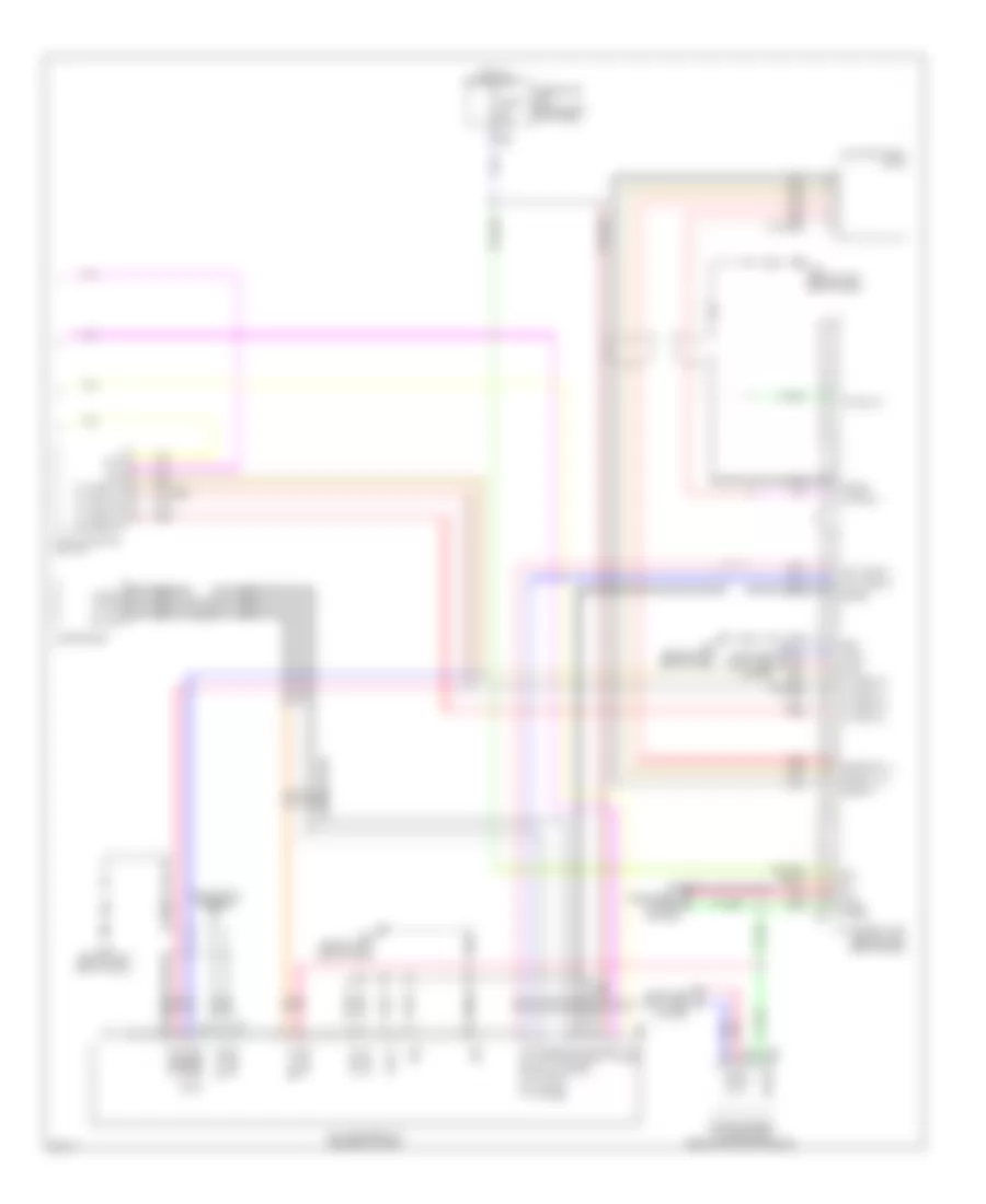 Base Radio Wiring Diagram 2 of 2 for Infiniti M35 2008