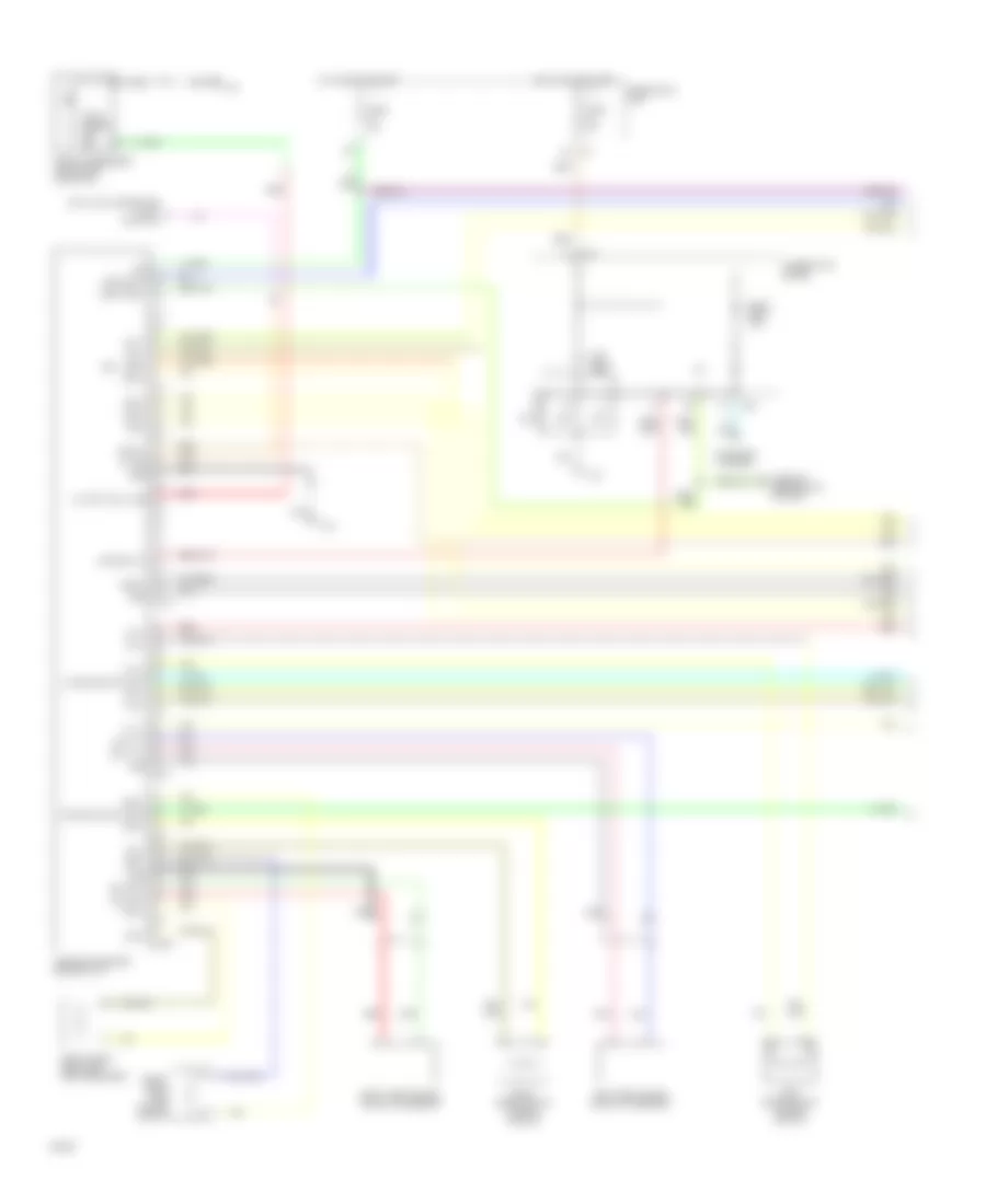 Supplemental Restraints Wiring Diagram 1 of 2 for Infiniti M35 2008