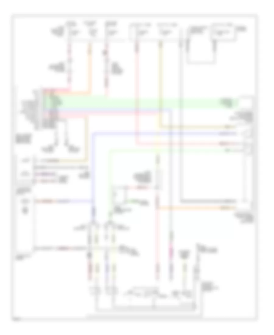 Headlamps Wiring Diagram, without DRL for Infiniti Q45 t 1997