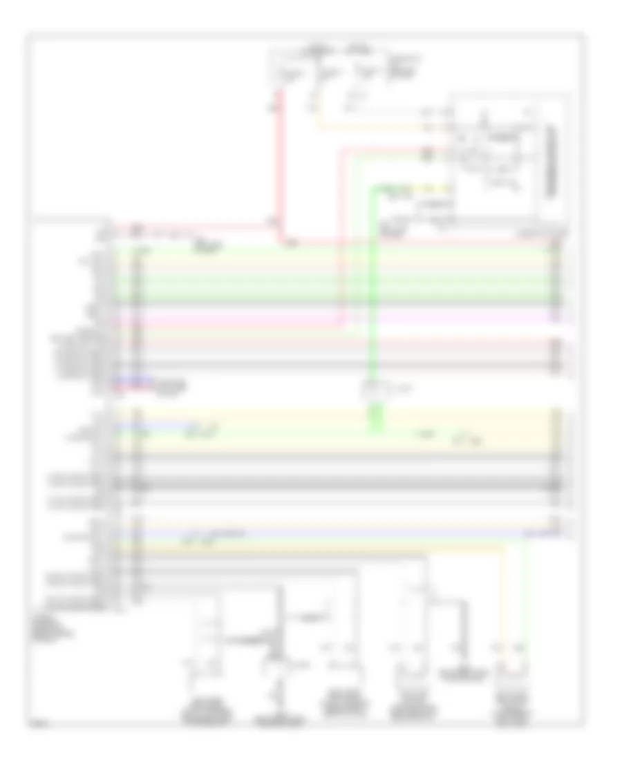 Supplemental Restraints Wiring Diagram 1 of 3 for Infiniti JX35 2013