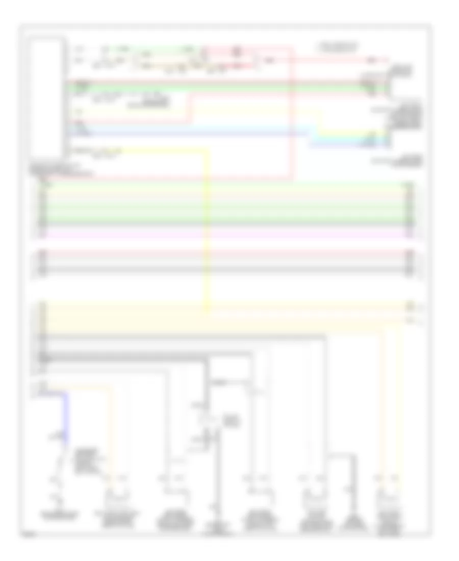 Supplemental Restraints Wiring Diagram 2 of 3 for Infiniti JX35 2013
