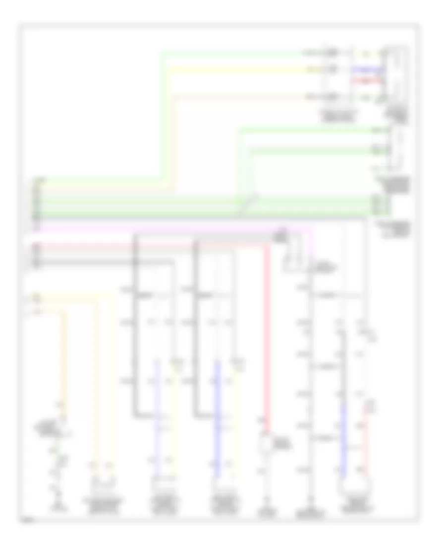 Supplemental Restraints Wiring Diagram (3 of 3) for Infiniti JX35 2013