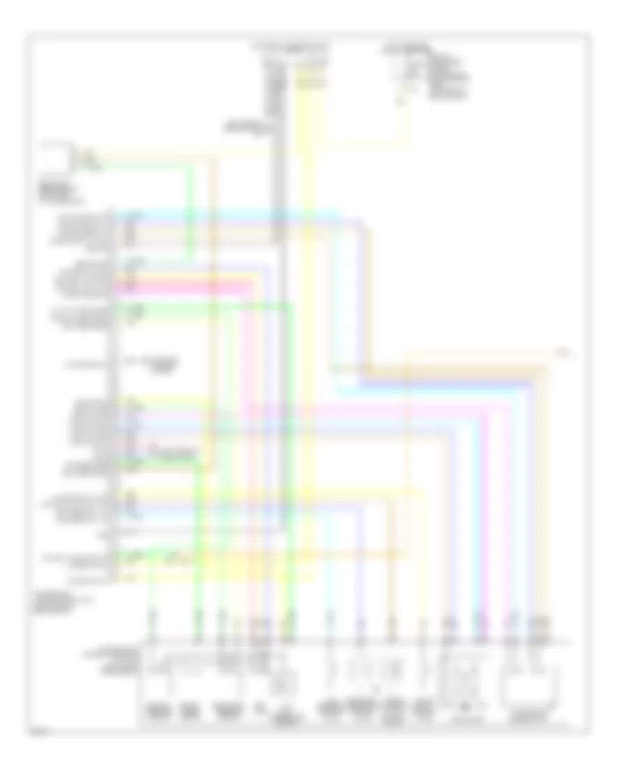 A T Wiring Diagram with Sport Mode 1 of 2 for Infiniti JX35 2013