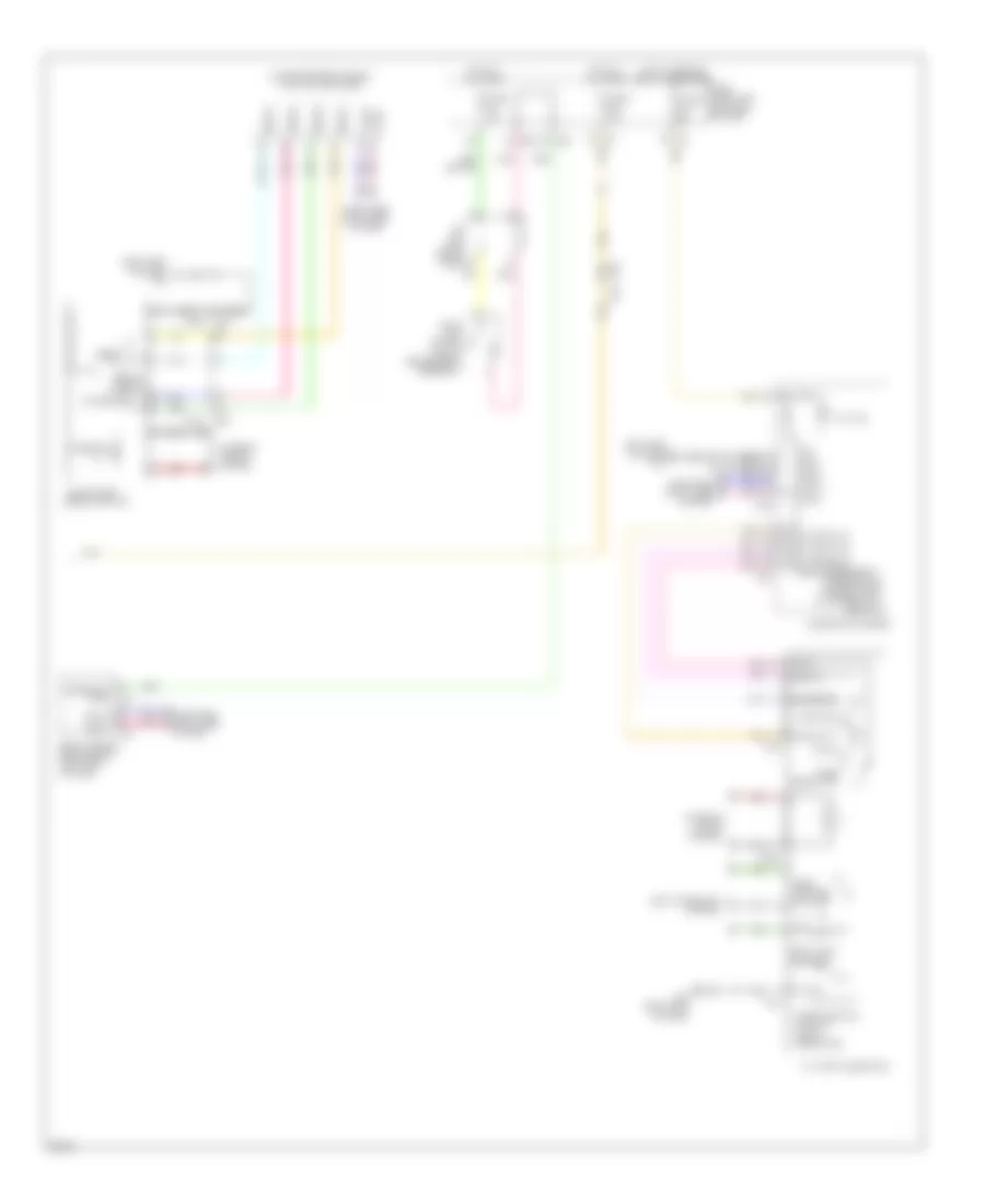 A T Wiring Diagram with Sport Mode 2 of 2 for Infiniti JX35 2013