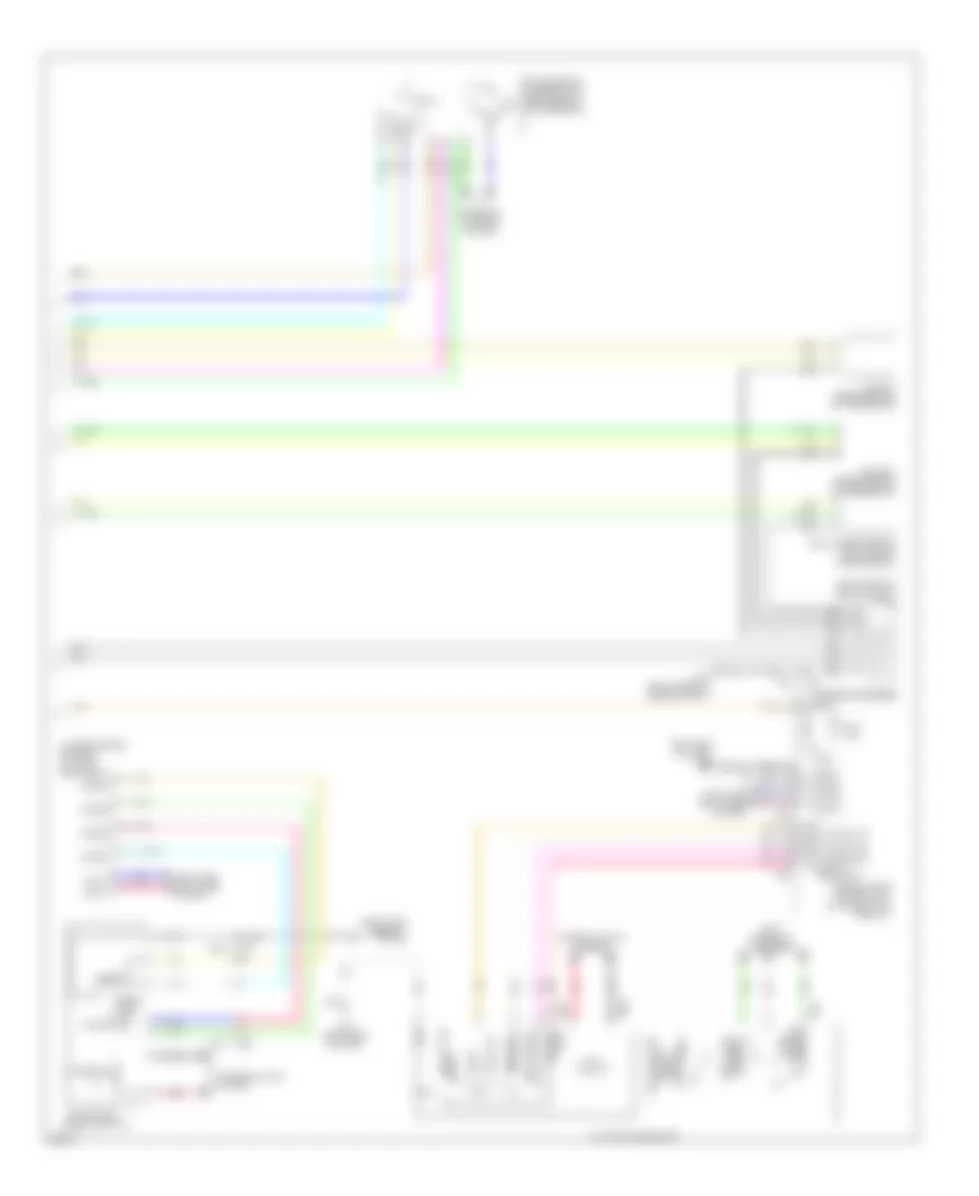 A T Wiring Diagram without Sport Mode 2 of 2 for Infiniti JX35 2013