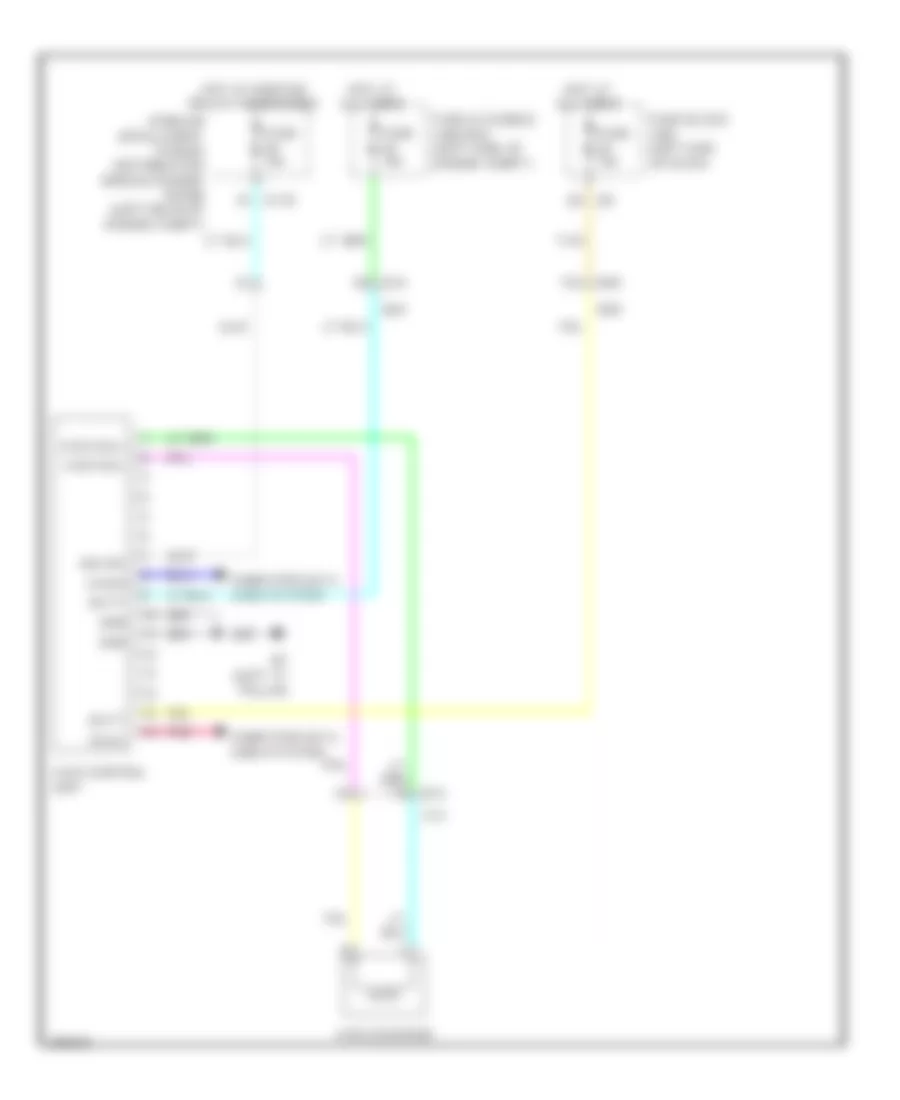 AWD Wiring Diagram for Infiniti JX35 2013