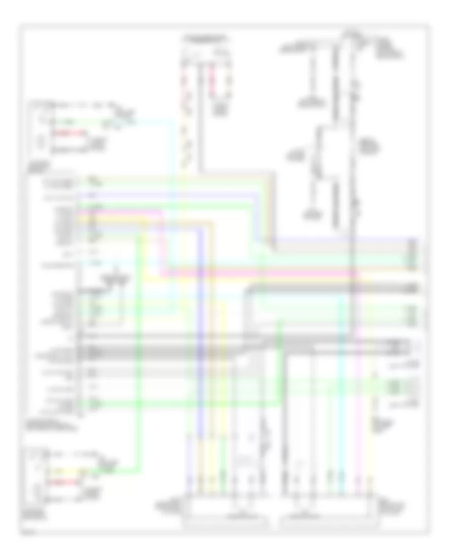 Automatic Back Door Wiring Diagram 1 of 2 for Infiniti JX35 2013