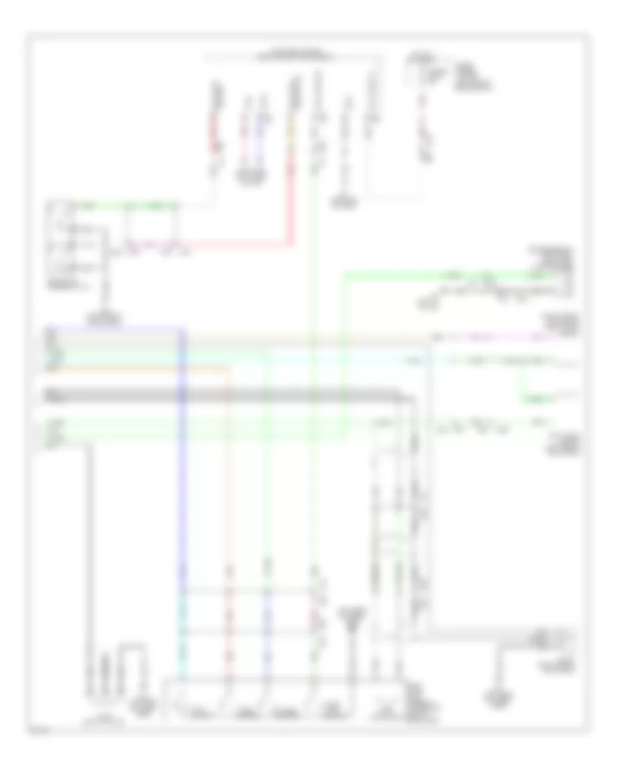 Automatic Back Door Wiring Diagram 2 of 2 for Infiniti JX35 2013