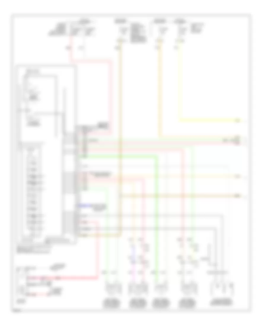 Anti lock Brakes Wiring Diagram 1 of 2 for Infiniti JX35 2013