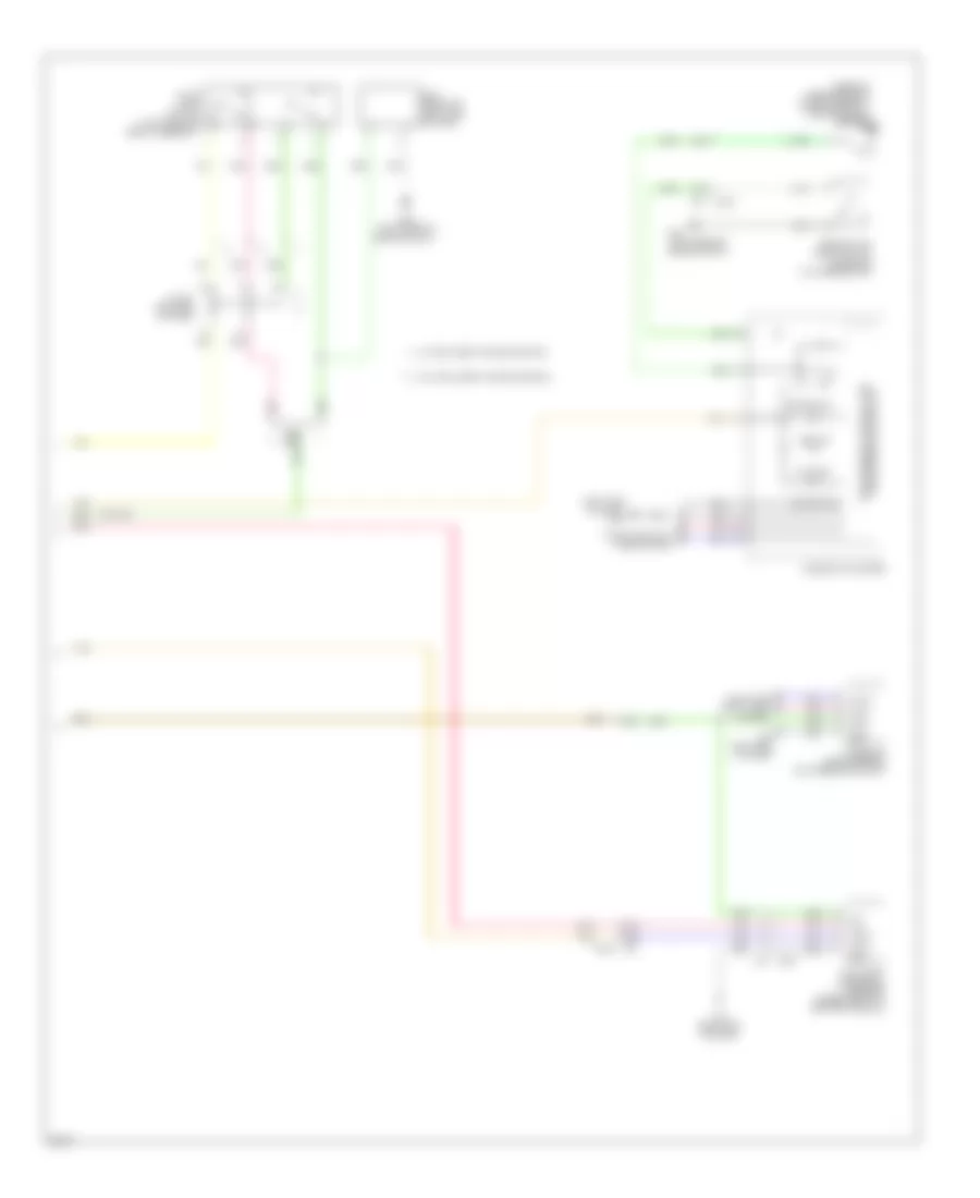 Anti lock Brakes Wiring Diagram 2 of 2 for Infiniti JX35 2013