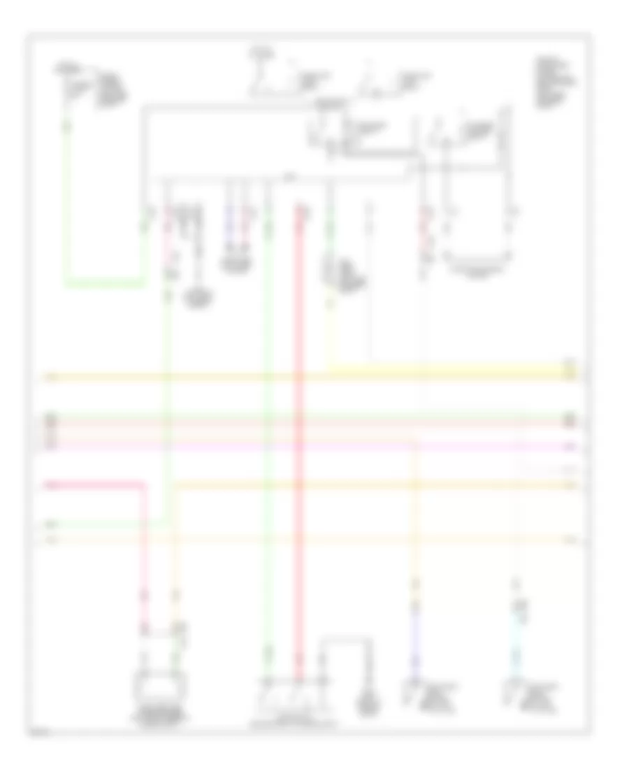 Forced Entry Wiring Diagram (3 of 4) for Infiniti JX35 2013