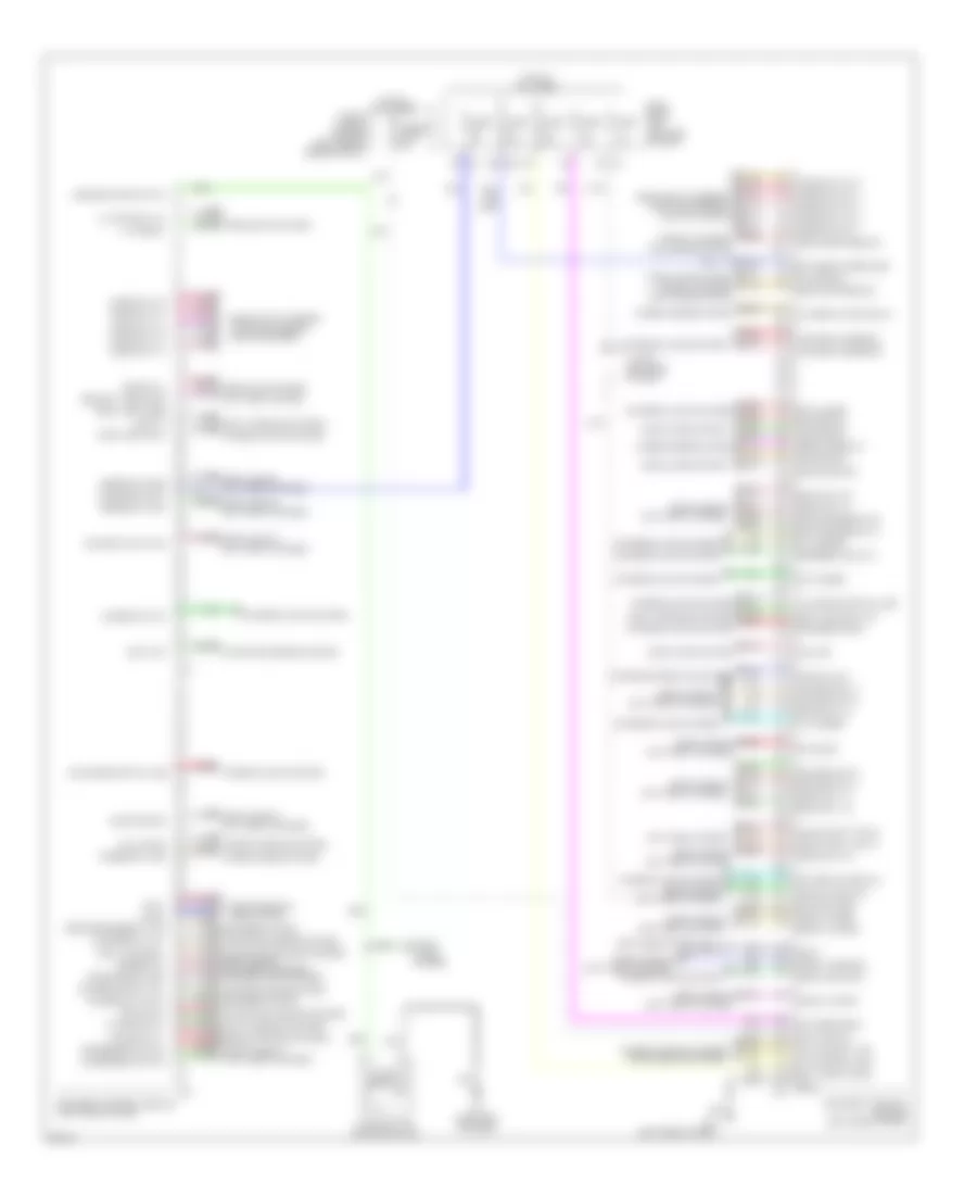 Body Control Modules Wiring Diagram for Infiniti JX35 2013