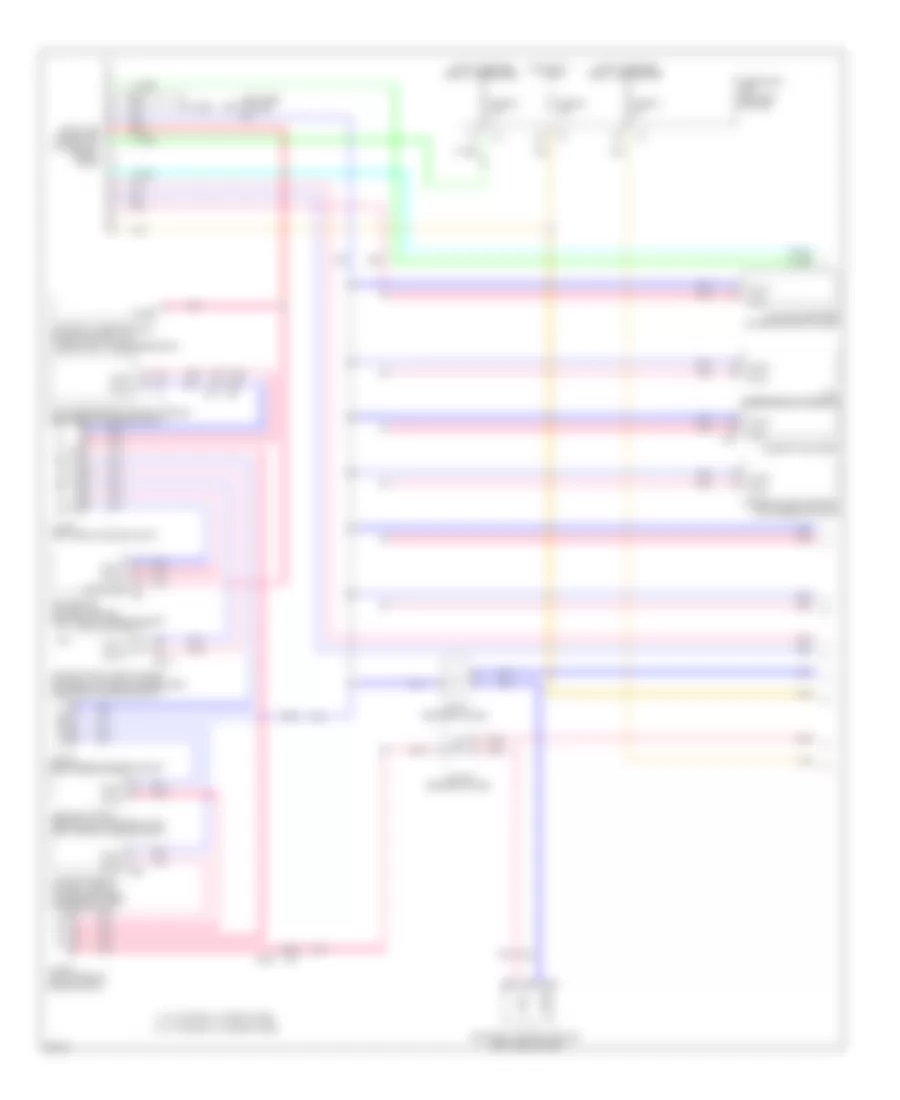 Computer Data Lines Wiring Diagram with Memory with ICC 1 of 3 for Infiniti JX35 2013