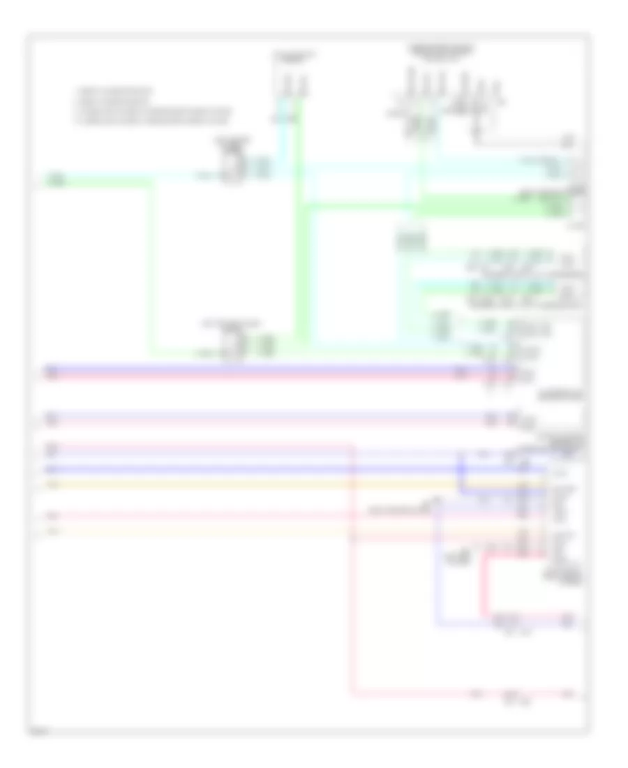 Computer Data Lines Wiring Diagram, with Memory with ICC (2 of 3) for Infiniti JX35 2013