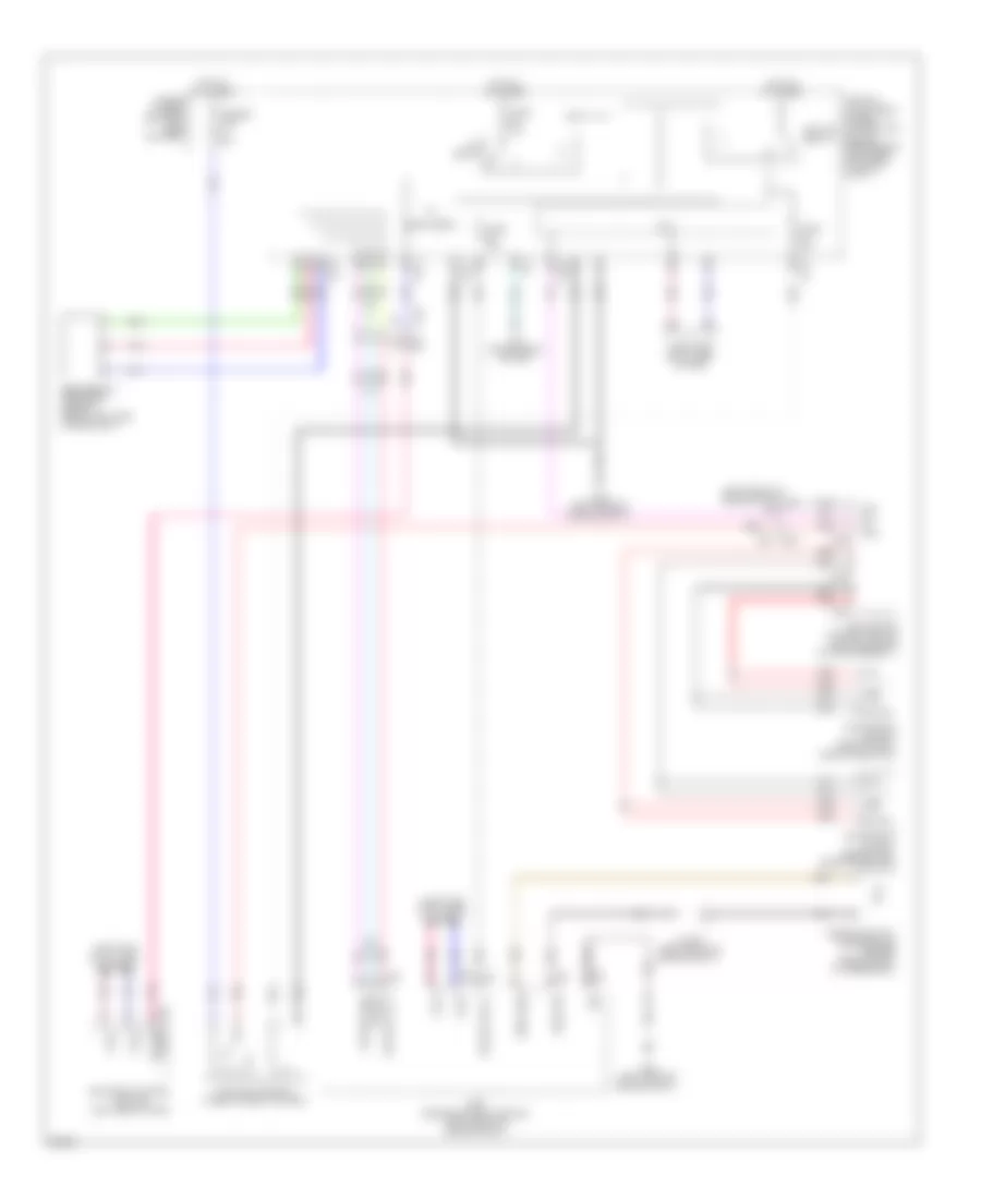Cooling Fan Wiring Diagram for Infiniti JX35 2013