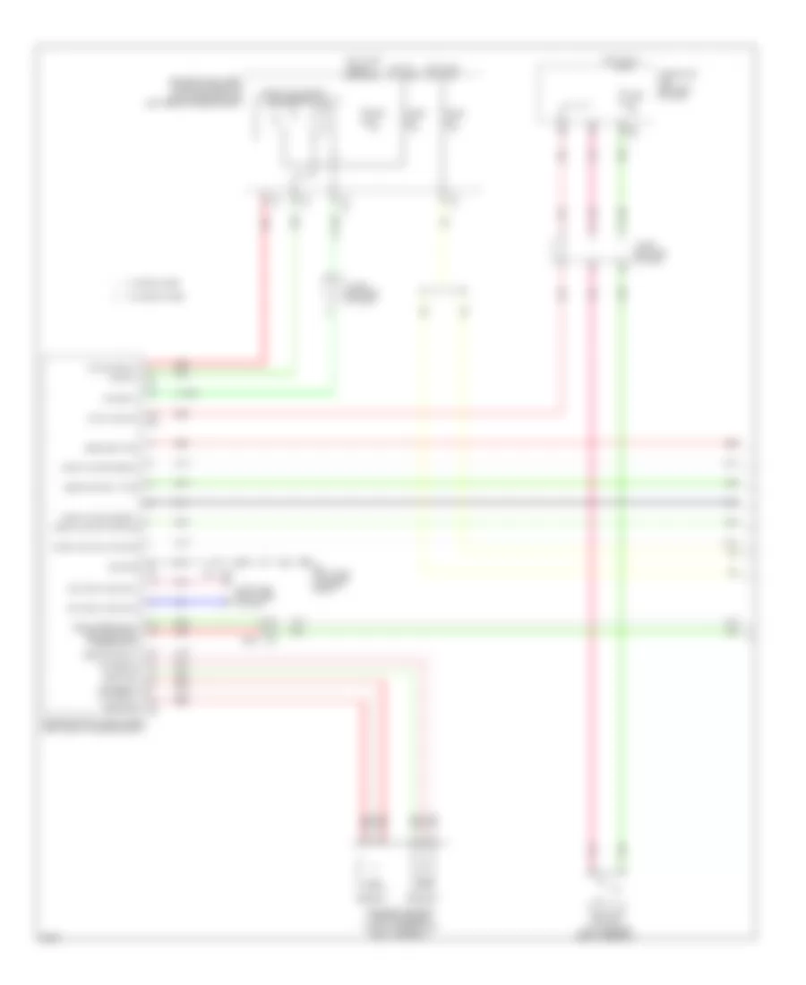 Cruise Control Wiring Diagram 1 of 2 for Infiniti JX35 2013