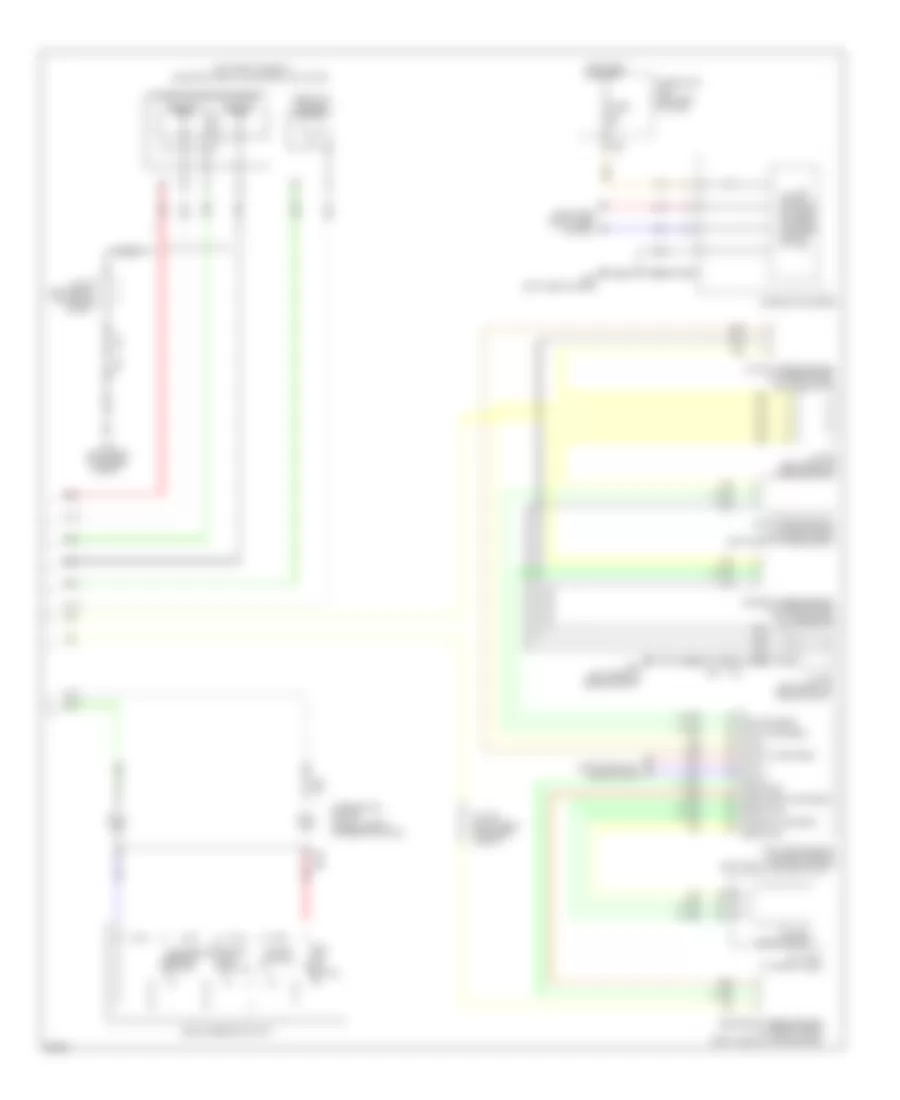 Cruise Control Wiring Diagram 2 of 2 for Infiniti JX35 2013