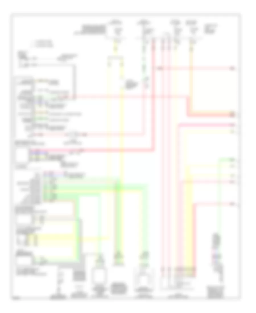 Intelligent Cruise Control Wiring Diagram (1 of 2) for Infiniti JX35 2013