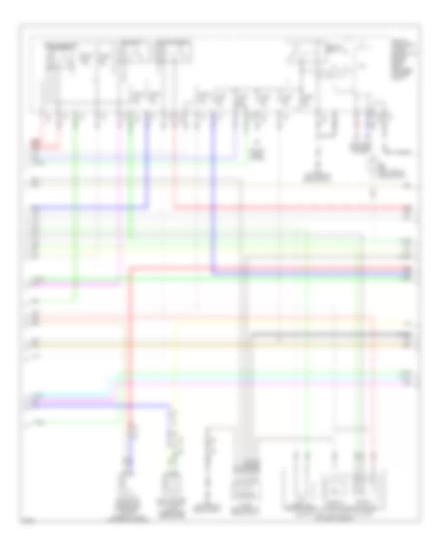 3.5L, Engine Performance Wiring Diagram (3 of 6) for Infiniti JX35 2013