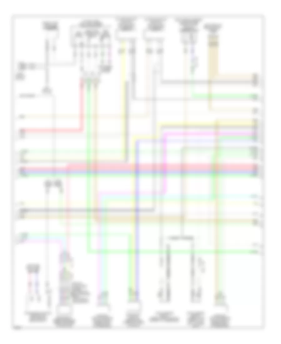 3.5L, Engine Performance Wiring Diagram (4 of 6) for Infiniti JX35 2013