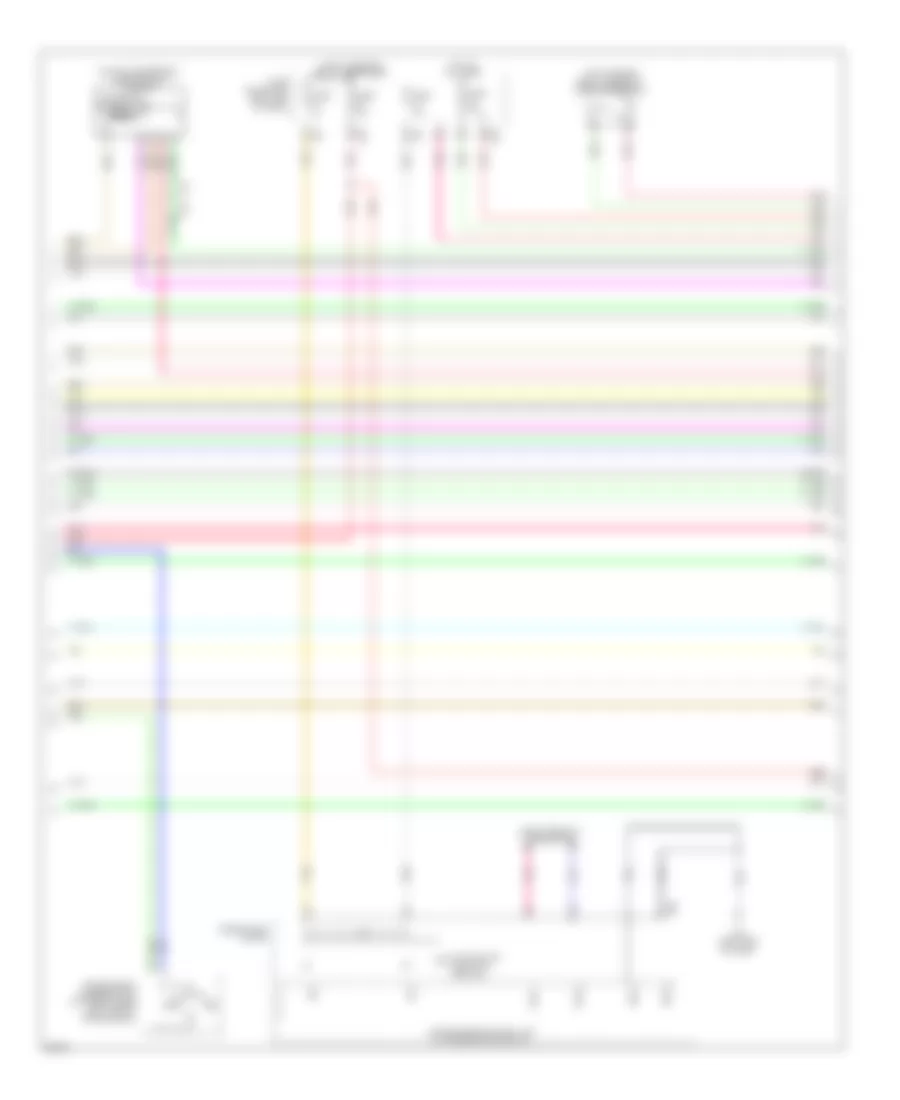 3.5L, Engine Performance Wiring Diagram (5 of 6) for Infiniti JX35 2013