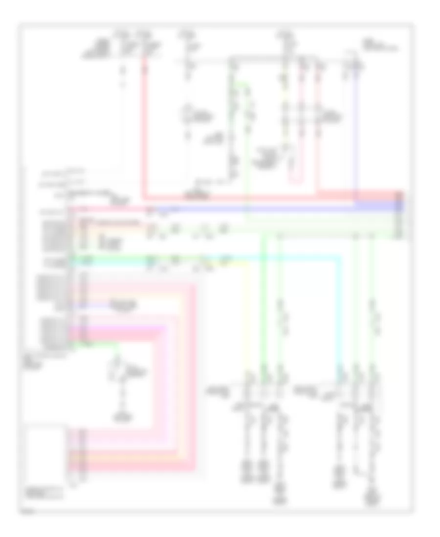 Exterior Lamps Wiring Diagram (1 of 2) for Infiniti JX35 2013