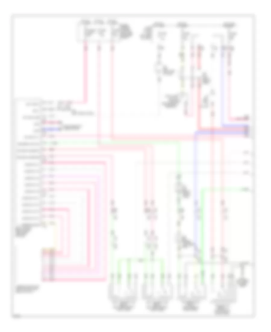 Trailer Tow Wiring Diagram (1 of 2) for Infiniti JX35 2013