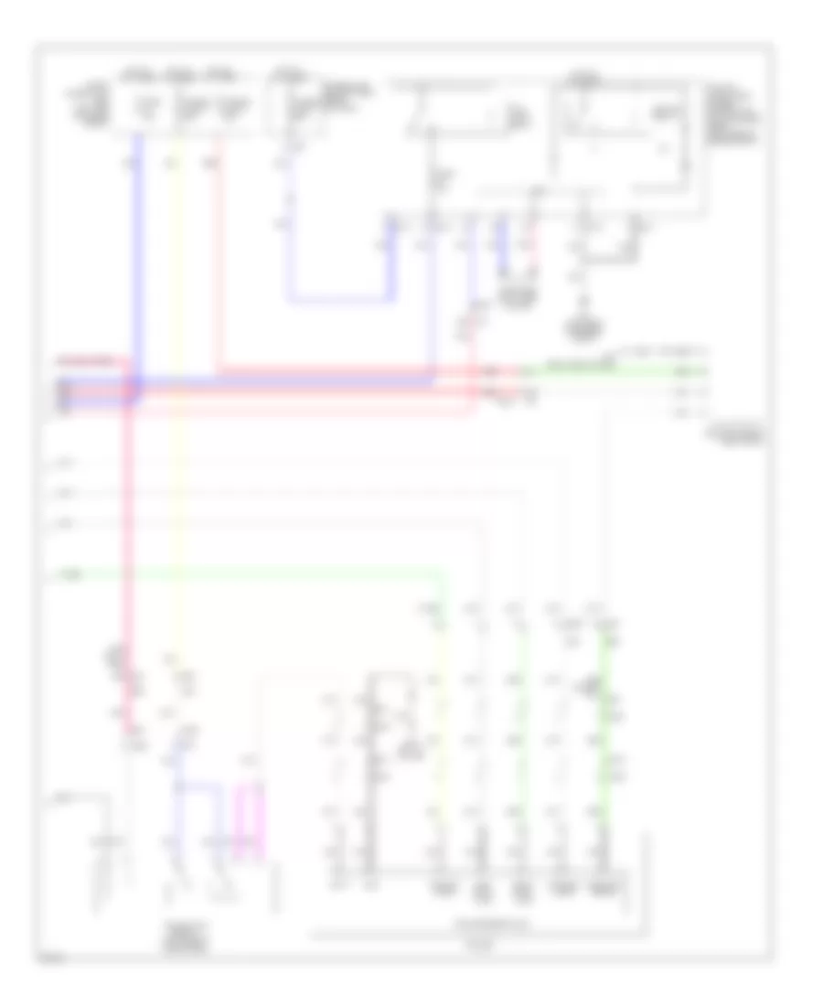 Trailer Tow Wiring Diagram 2 of 2 for Infiniti JX35 2013