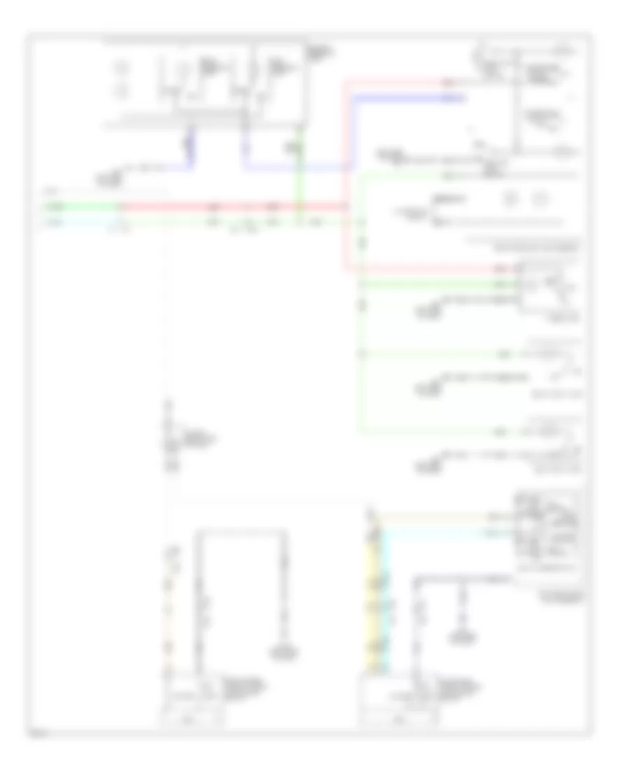Courtesy Lamps Wiring Diagram (2 of 2) for Infiniti JX35 2013