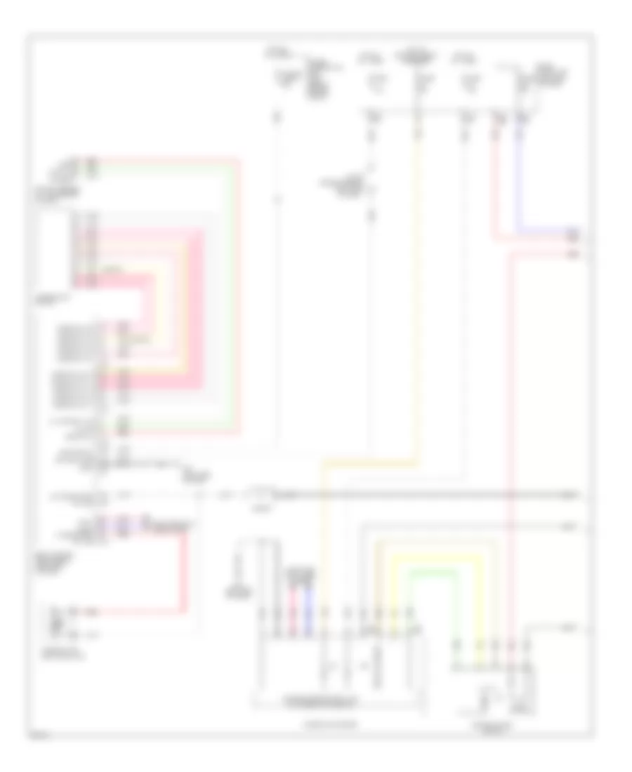 Instrument Illumination Wiring Diagram 1 of 3 for Infiniti JX35 2013