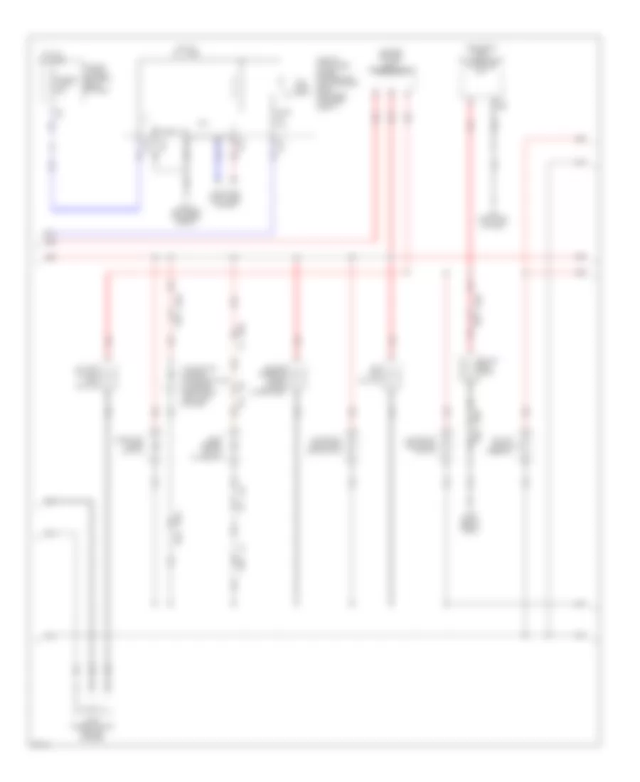 Instrument Illumination Wiring Diagram 2 of 3 for Infiniti JX35 2013