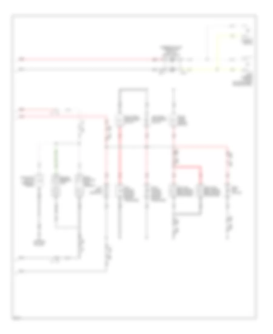 Instrument Illumination Wiring Diagram (3 of 3) for Infiniti JX35 2013